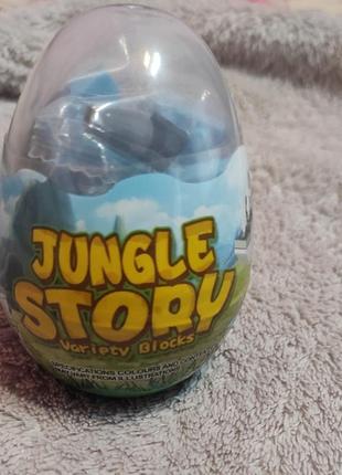 Конструктор сюрприз типа лего mindbox jungle story