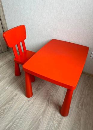 Дитячий столик з стільцем4 фото