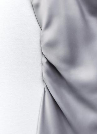 Платье в бельевом стиле со стразами на бретелях м 9196/8455 фото