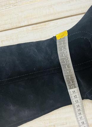 Роскошные кожаные замшевые сапоги ботфорты taurus италия10 фото