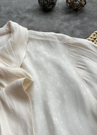Сорочка блузка з стрічкою зав'язка з вишивкою4 фото