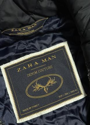 Zara man denim collection пальто плащ4 фото