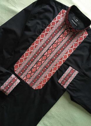 Вышиванка рубашка вышитая украинская сорочка вишита вишиванка6 фото