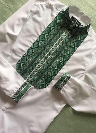 Вышиванка рубашка вышитая украинская сорочка вишита вишиванка3 фото