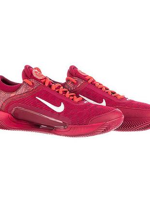 Женские кроссовки nike zoom court nxt cly бордовый 40 (7ddh3230-600 40)5 фото