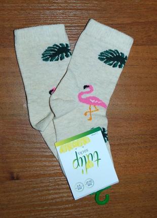 Демисезонные носки бросс bross 1-3, 3-5, 7-9 фламинго