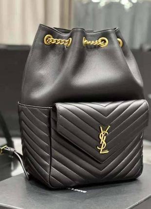 Рюкзак жіночий в стилі ysl чорний