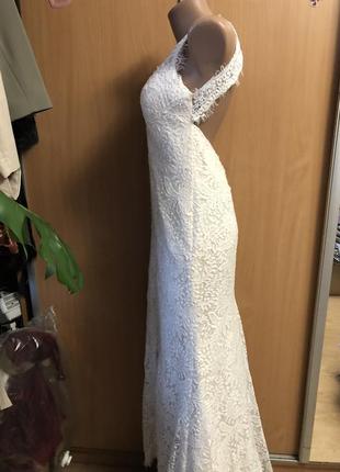 Нове з биркою шикарне весільне плаття зі шлейфом9 фото