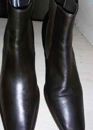 Элегантные кожаные ботльоны -челси бренда sioux размер 37 1/25 фото