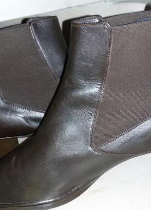 Элегантные кожаные ботльоны -челси бренда sioux размер 37 1/27 фото