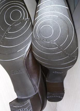 Элегантные кожаные ботльоны -челси бренда sioux размер 37 1/29 фото