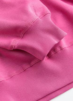Розовый оверсайз костюм на флисе hm4 фото