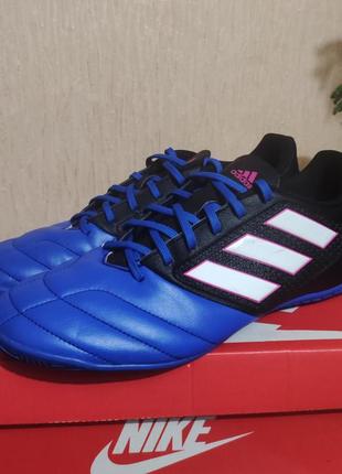 Футзалки adidas ace 17,4 размер 45 29 см оригинальные бампы сороконожки футбольная обувь