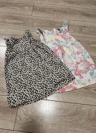 Сукня, плаття, сарафан, шорти, футболка для дівчинки h&m, 98
