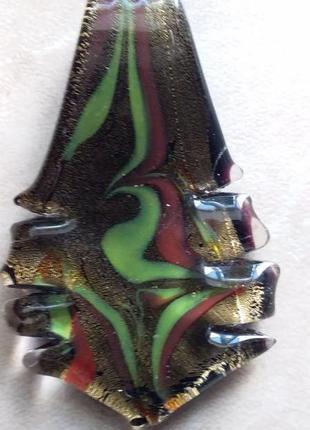 Підвіска з муранського скла.1 фото