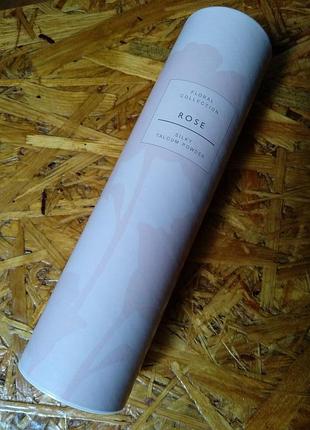 Тальк для тела. marks & spencer. 100 мл цветочная коллекция. роза.