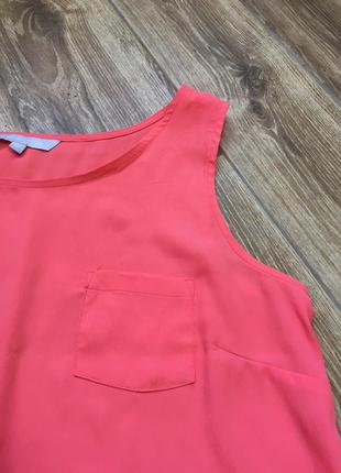 Красивая коралловая блуза с фигурным низом redherring3 фото