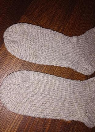 Чоловічі в'язані шкарпетки 44-45 розмір2 фото