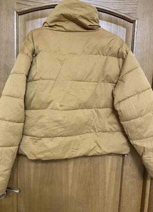 Модная тёплая осенняя куртка пуффер 50-52 р9 фото