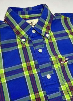 Рубашка hollister, abercrombie&fitch, 100% хлопок, m, как новая!3 фото