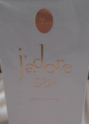 Продам dior j'adore l'or essence de parfum,   40 ml новые.   оригинал,    запечатаны4 фото