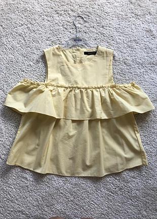 Блузка блуза з воланами кофта