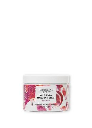 Скраб для тела victorias secret  wild fig & manuka honey – дикий инжир и мед манука виктория сикрет2 фото