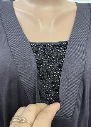 Натуральная кофточка из вискозы с длинным рукавом реглан лонгслив блузка р 50 (16) бренд "marks&spencer"6 фото