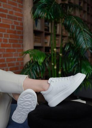 Alexander mcqueen white 🆕 жіночі кросівки олександр маквин 🆕 білий5 фото