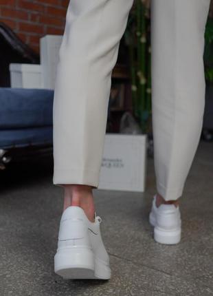 Alexander mcqueen white 🆕 жіночі кросівки олександр маквин 🆕 білий9 фото