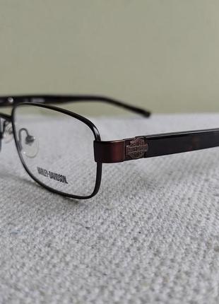 Нюанс чоловіча оправа для окулярів harley davidson hd 328 sbrn 55-17-140 сша