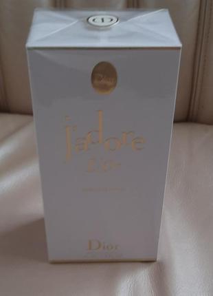 Продам dior j'adore l'or essence de parfum,   40 ml новые.   оригинал,    запечатаны1 фото