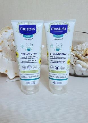 Mustela stelatopia creme and balm1 фото