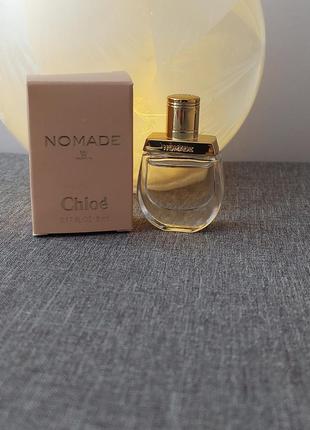 Миниатюра парфюмированная вода для женщин chloe nomade 5 мл