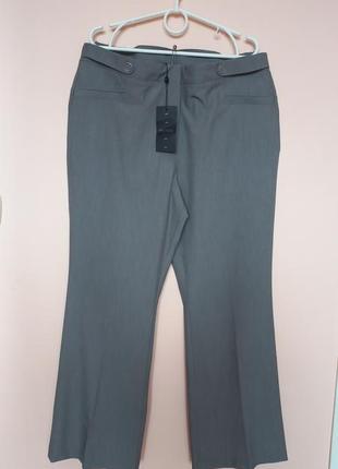 Свет серые классические брюки, брюки классика батал, классичневое брюки 54-56 р.