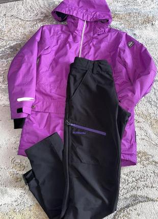 Жіноча курточка спорт та штани(підійде як лижний)1 фото