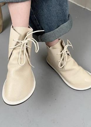Босоногие ботинки из натуральной мягкой кожи barefoot5 фото