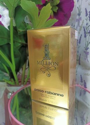 Туалетная вода для мужчин paco rabanne 1 million 50 мл1 фото