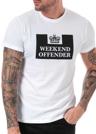 Футболки мужские weekend offender викенд оффендер чоловічі футболки футби футболка2 фото