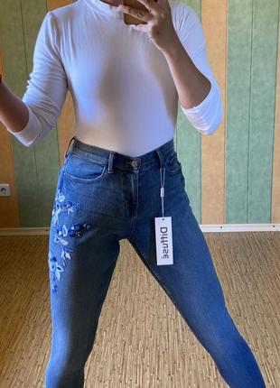 Крутые джинсы с вышивкой girlfriend4 фото