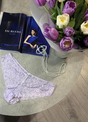Комплект трусиков черные и лиловые primark