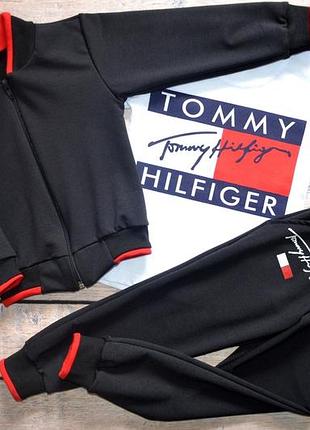 ✔ костюм 3-ка "tommy hilfiger" томми хілфігер (зріст 86-92, 92-98, 98-104, 104-110, 110-116, 116-122)1 фото