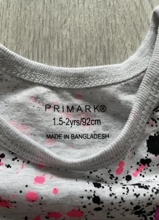 Крутая майка primark 1,5-2 года2 фото