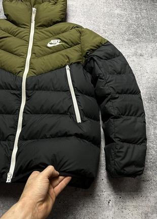 Мужские пуховик nike down puffer jacket! из свежих коллекций!4 фото