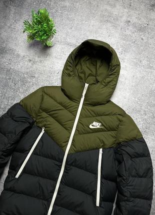 Мужские пуховик nike down puffer jacket! из свежих коллекций!3 фото