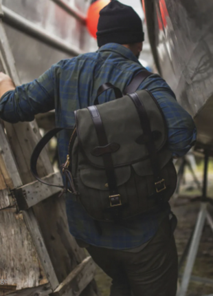 Filson rugged twill rucksack, made in usa, рю