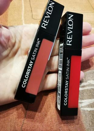 Жидка помада для губ revlon colorstay satin