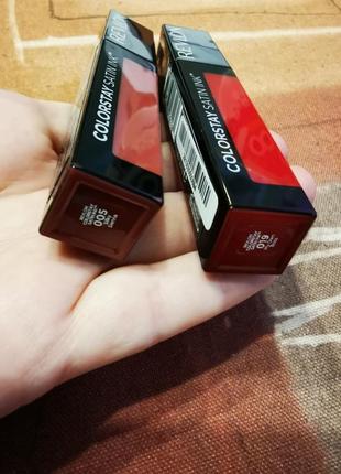 Жидка помада для губ revlon colorstay satin2 фото