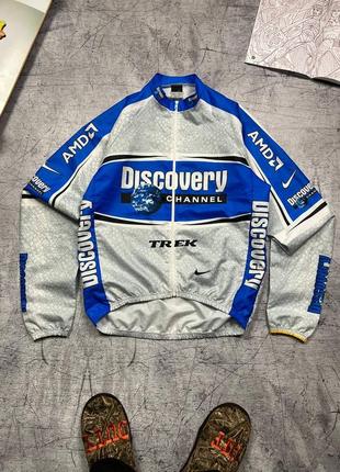 Vintage nike team discovery channel cycling jacket, вінтажний жакет від nike team