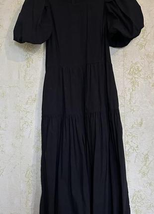 Платье миди черная reserved5 фото